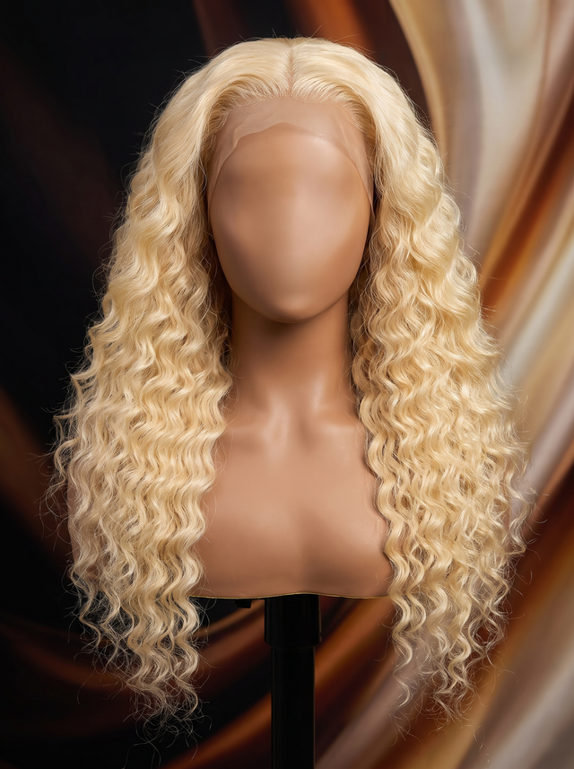 Golden Tide 613 Deep Wave Bundles + 4x4 Closure – main product photo