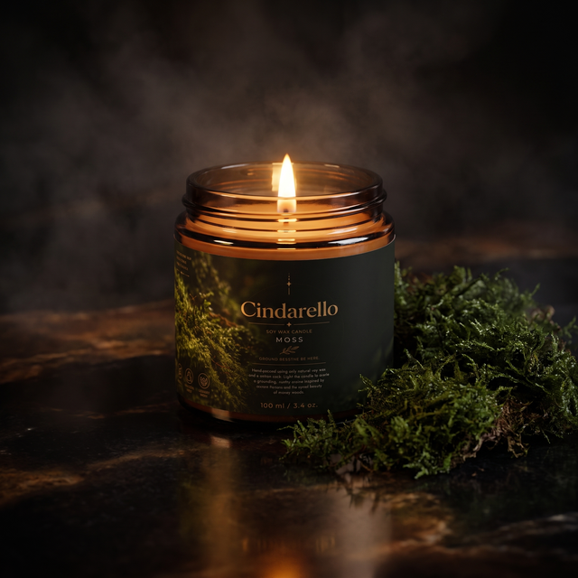 Enchanted Moss Soy Wax Candle – main product photo