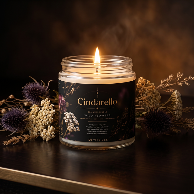 Wildflower Spell Soy Wax Candle – main product photo