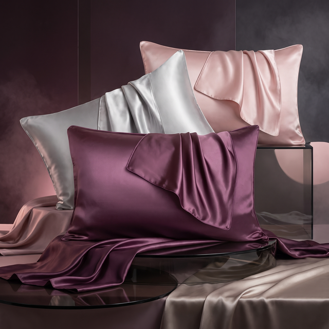 Moonlit Silk Mulberry Silk Pillowcase – main product photo